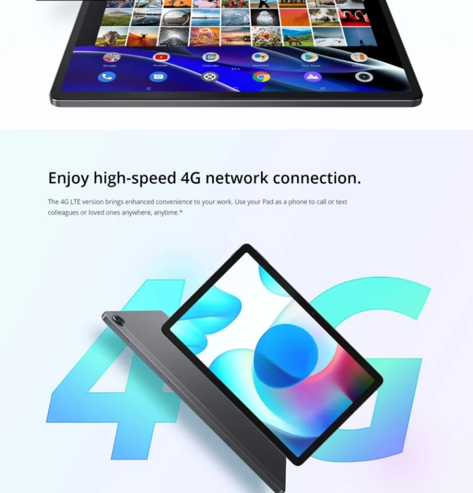 Realme Pad Tablet | LTE (6GB+128GB) / (4GB+64GB) | WIFI (3GB+32GB