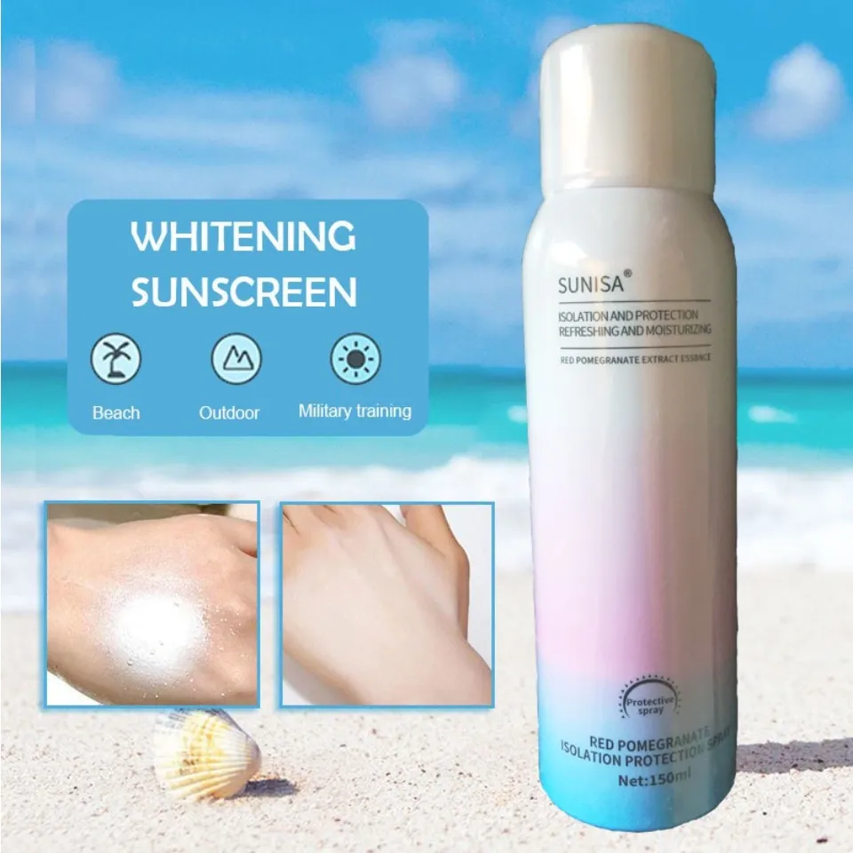 TIKTOK TREND SUNISA LIFUSHAPomegranate Whitening Sunscreen Spray