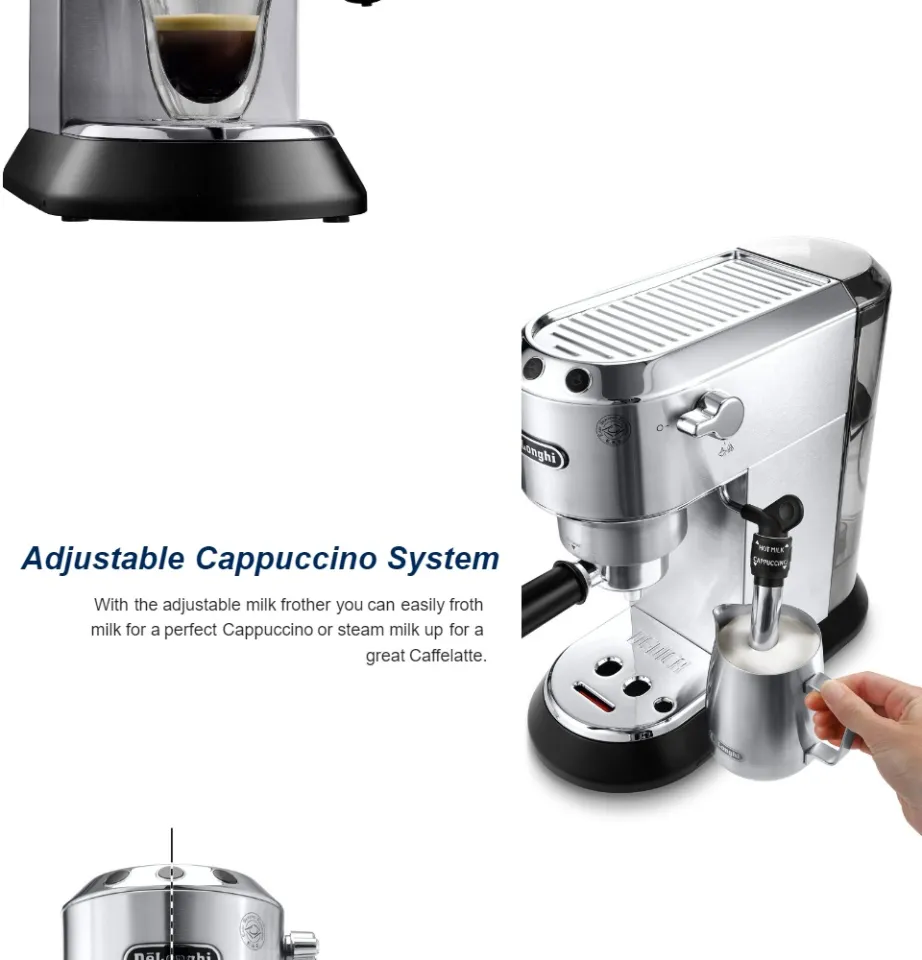 Delonghi Dedica Pump Espresso Maker - EC 685