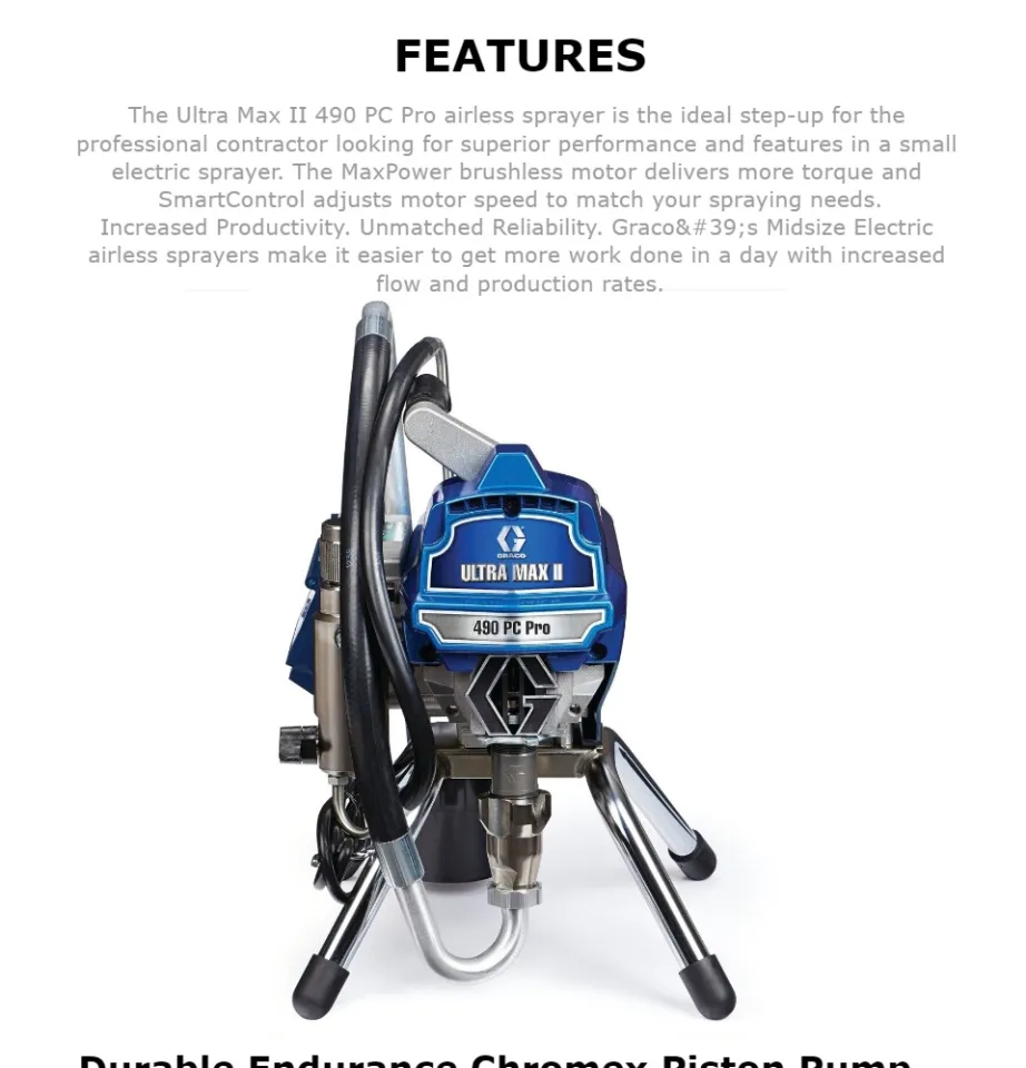 Graco Ultramax 490 Pc Pro Graco Graco Ultra Max II 490 PC Pro