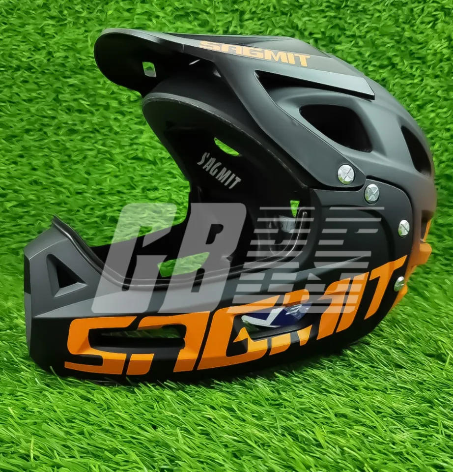 GBBS Sagmit Full Face Bike Helmet RSPRO Detachable Chin Guard