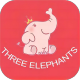 THREE ELEPHANTS-3