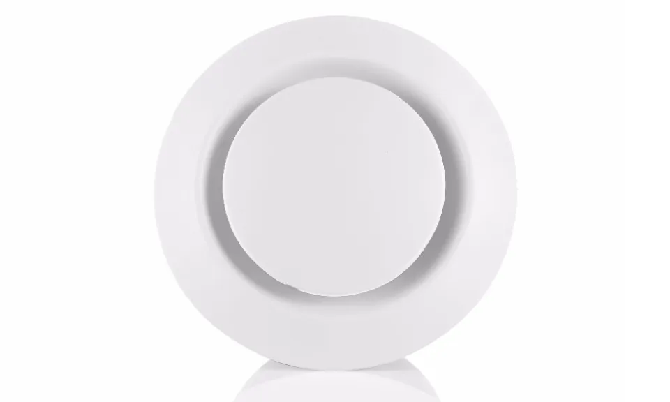Hon&Guan 3-8 Inch Round ABS Air Vent Grille Cover With Fly Net - White - View #4