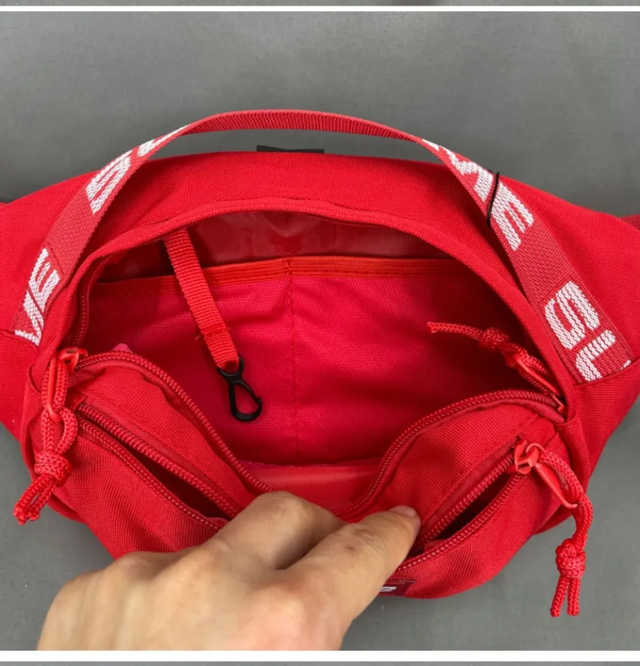 Supreme waist bag ss18 red online