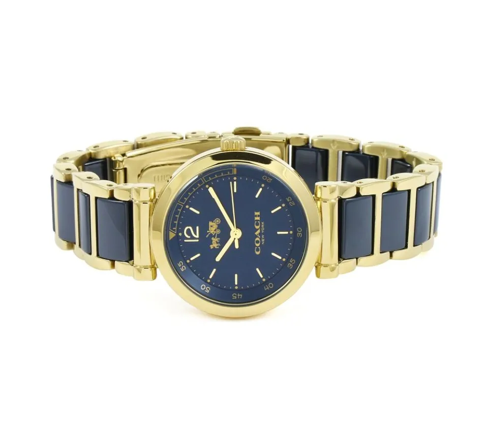 Authentic *FREE BRACELET*] Coach Womens 1941 Sport Yellow Gold