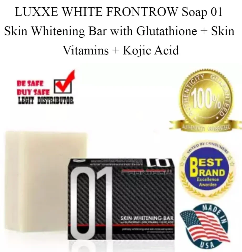 LUXXE WHITE FRONTROW Soap 01 Skin Whitening Bar with Glutathione