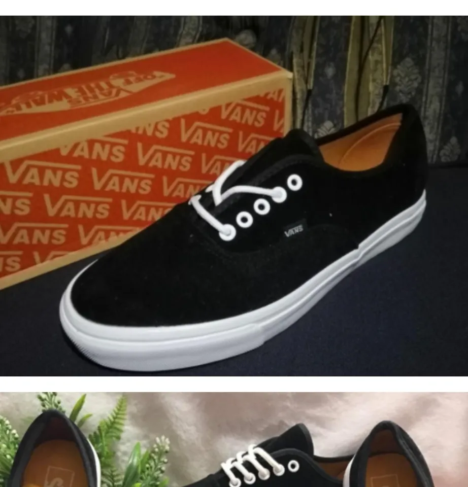 Vans gamuza clearance black