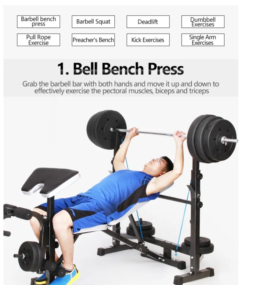 Bench Barbell Pulling Exercises NEW LIFE Bench Press 10 In
