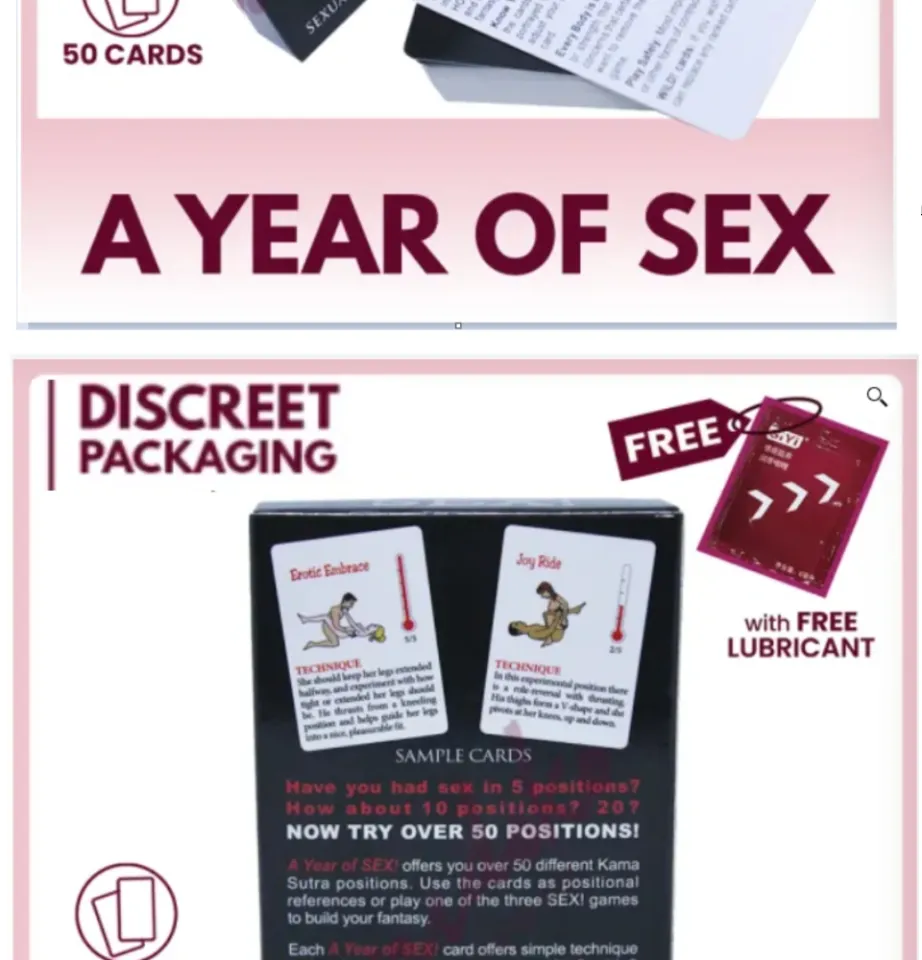 100% ORIGINAL, AUTHENTIC and HIGH QUALITY, ORIGINAL & EFFECTIVE Card Game A  Year SEX:Sexual