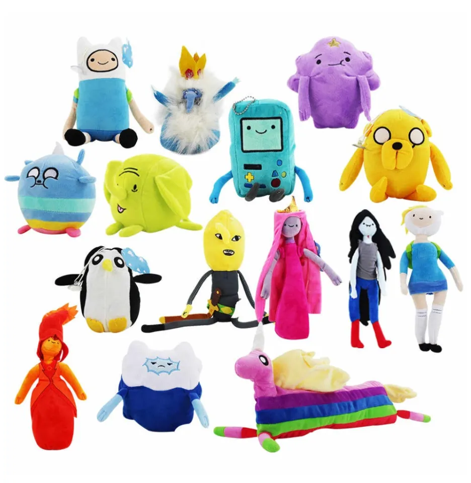 Adventure time Plush Toys Jake Finn Beemo BMO Penguin Gunter