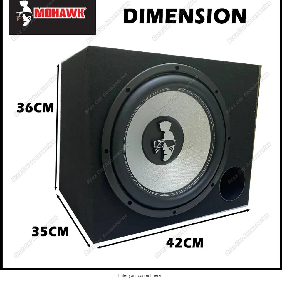 Car Harga Speaker Subwoofer Mohawk 12 Inch Mohawk Underseat