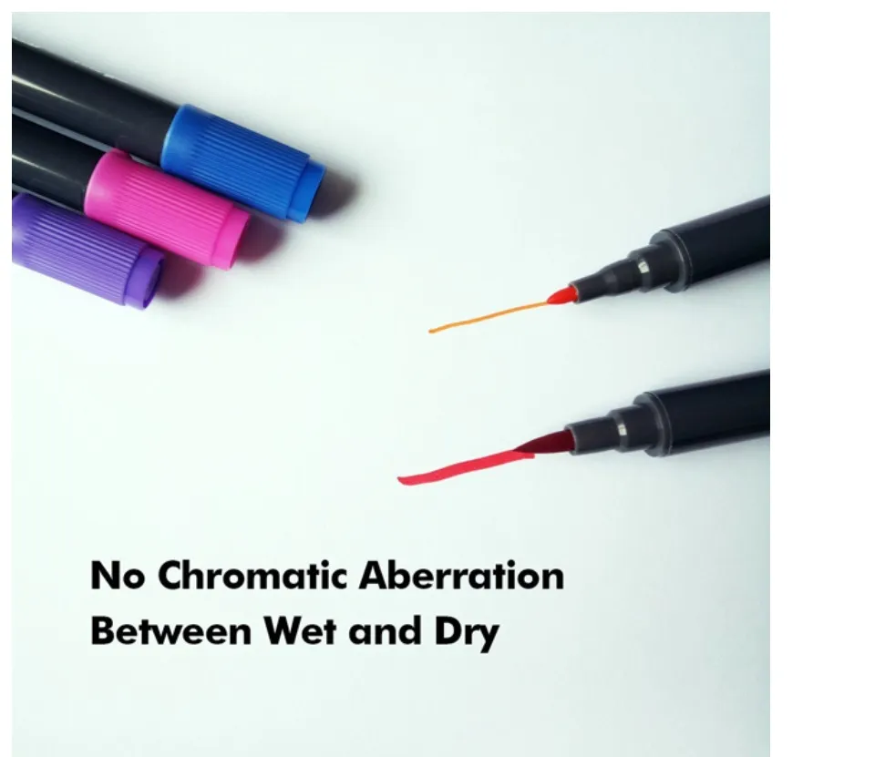 M&G Signme Aquarelle Brush Dual Tip Marker 12 Colors APMW7602