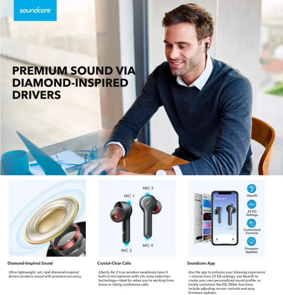 Anker soundcore best sale liberty air android