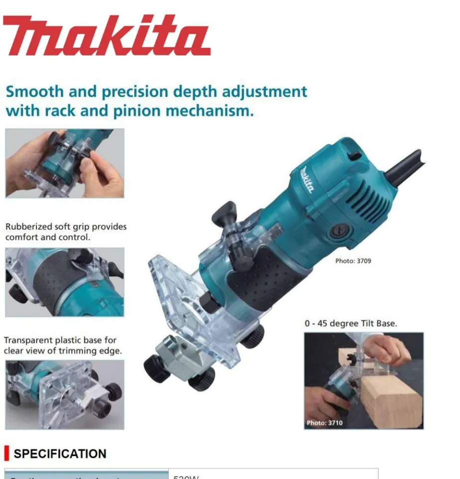 Makita 3710 palm router sale