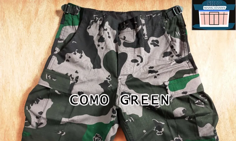 Camo shorts, Green camo, Casual, Cargo shorts