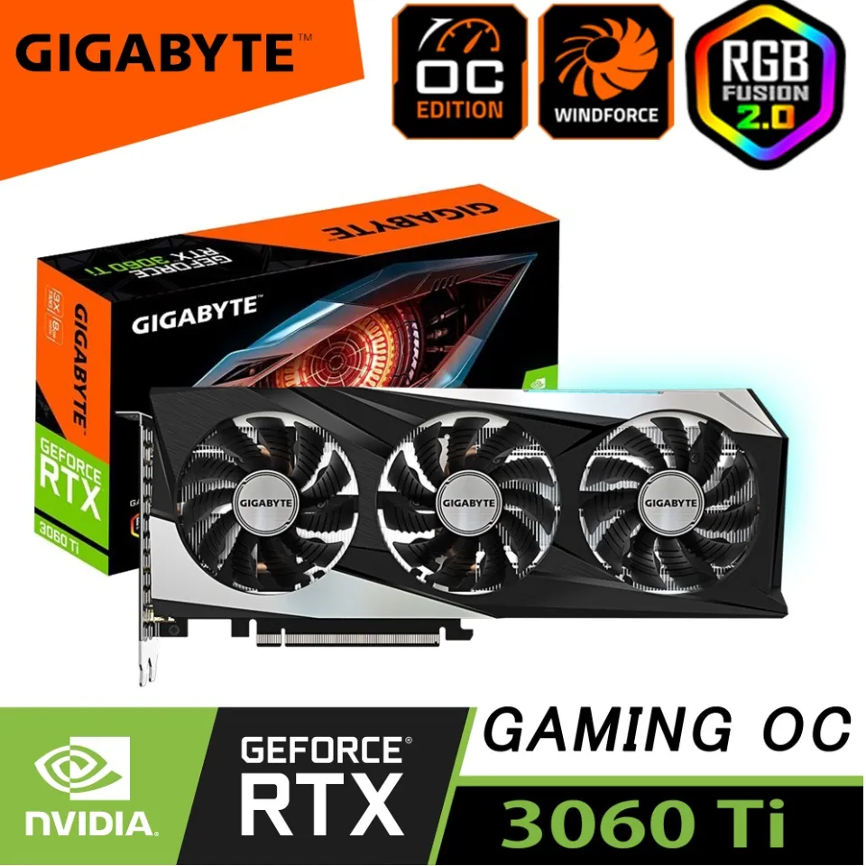 Nvidia Rtx Gigabyte Rtx 3060 Ti Gaming Pro Oc Gigabyte GeForce RTX