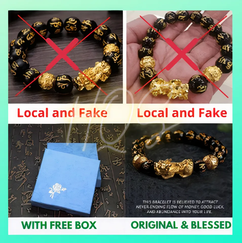 Genuine Feng Shui Pixiu red Obsidian Beads Attract Wealth Bracelet cotton  rope | eBay