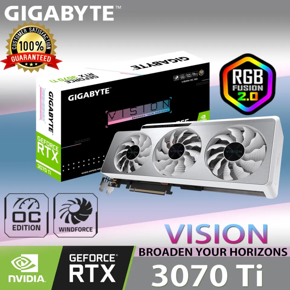 3070 Vision Oc 8g Gigabyte Rtx 3070 Windforce Graphics Card Rtx
