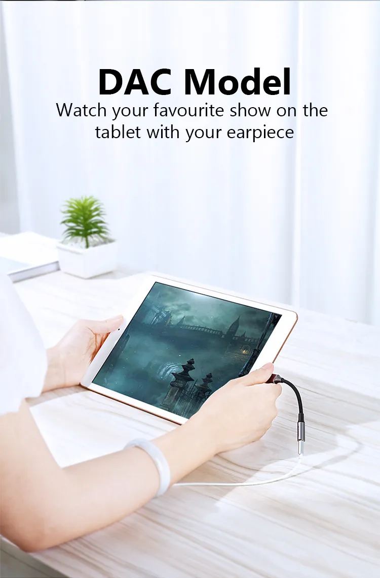 Samzhe USB-C to 3.5mm DAC Audio Adapter 5 <ul style="list-style: disc; margin-left: 10.0px;"> <li>Please refer to the description for Devices Compatibility</li> </ul>