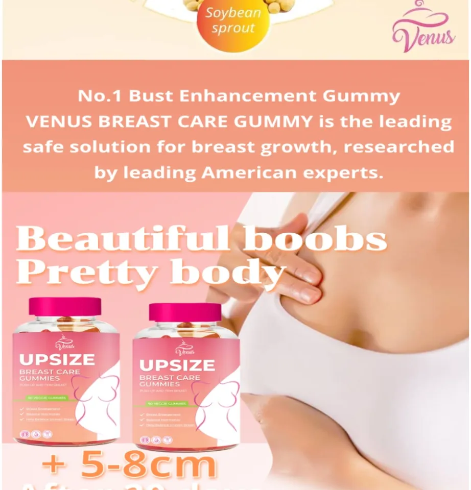 Authentic Upsize Breast Care Gummies Breast enlargement