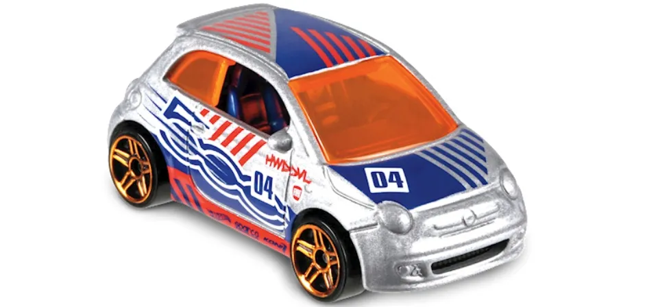 Hot wheels store fiat 500 2018