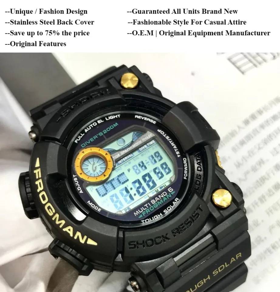 Casio G SHOCK 5ft Gen. FROGMAN GWF 1000 / GWF-1000G-1JR / GWF1000 ...