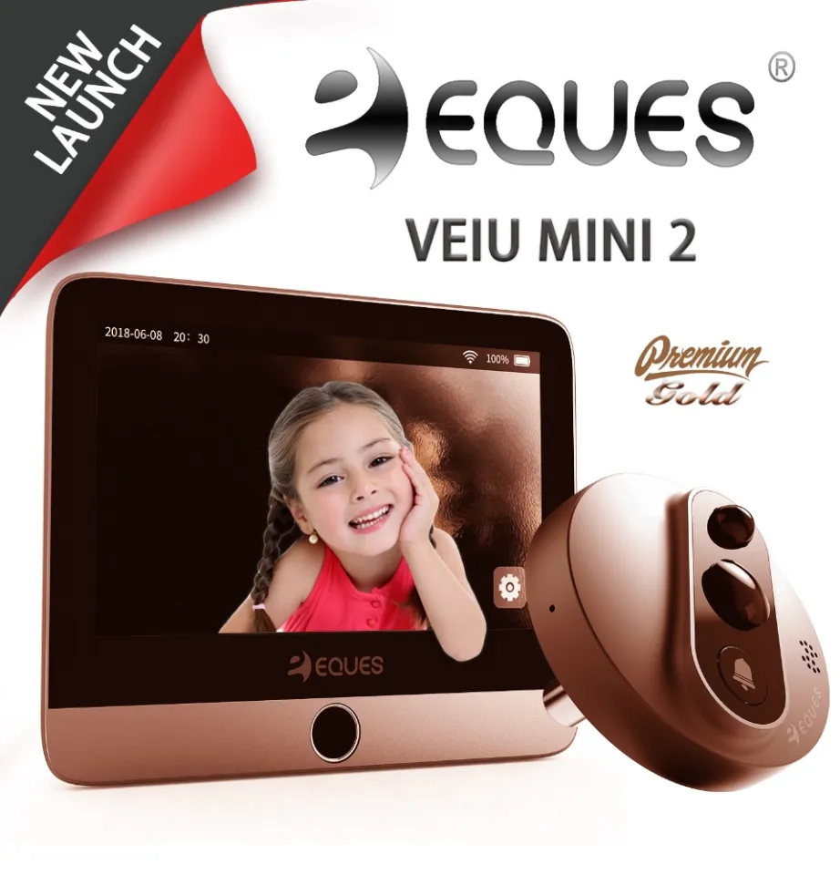 Eques Door Viewer VEIU Mini 2/3s A27 Digital WIFI Door Bell E27