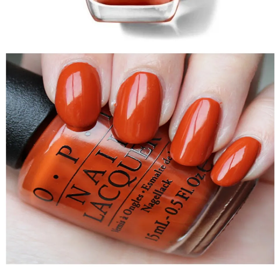 Nailbox-Mẫu nail màu cam đất siêu sang ( Tặng kèm keo+dũa mini).. độ dài  ngắn điều chỉnh theo yêu cầu - Bộ màu sơn móng | TheFaceHolic.com