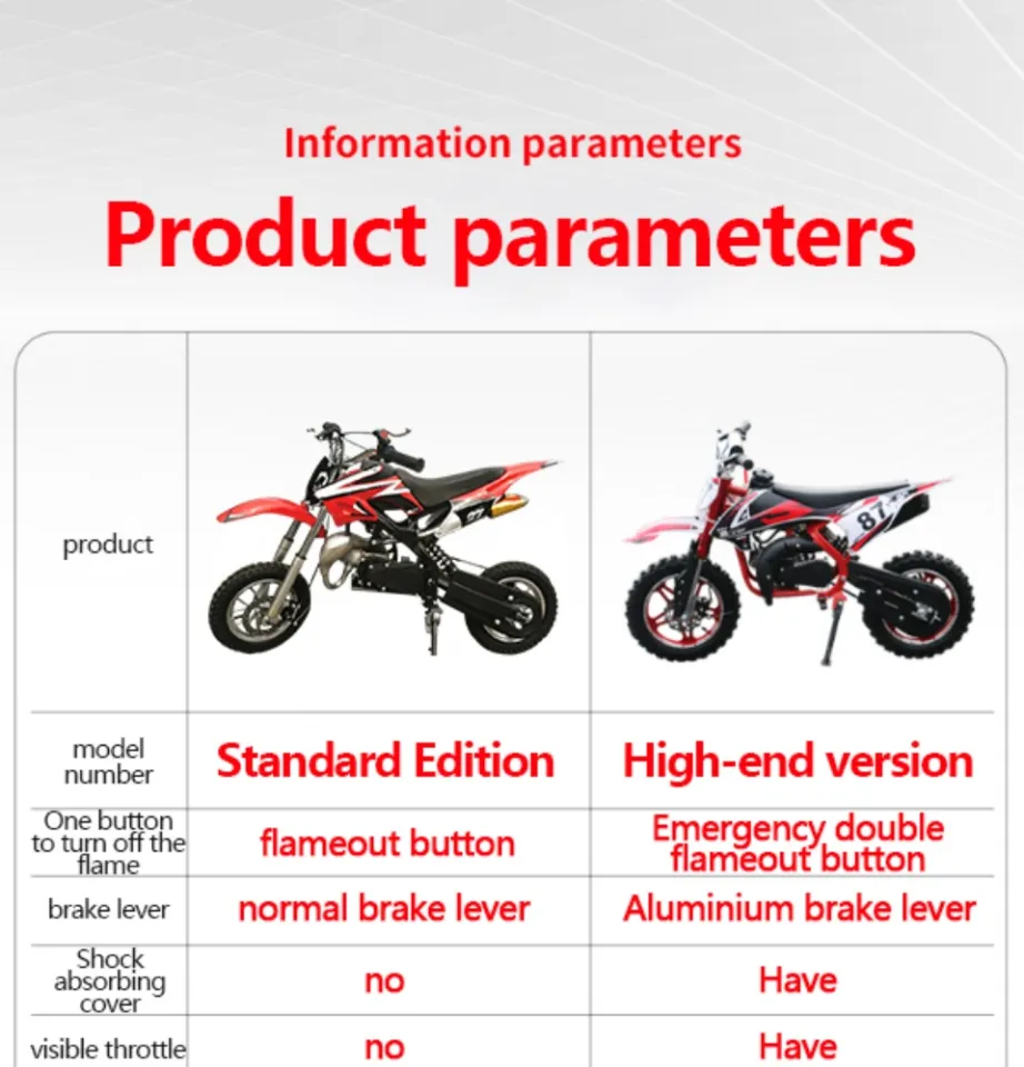 KTM Enduro #87 49cc stroke Kids Dirt Bike Gasoline Type