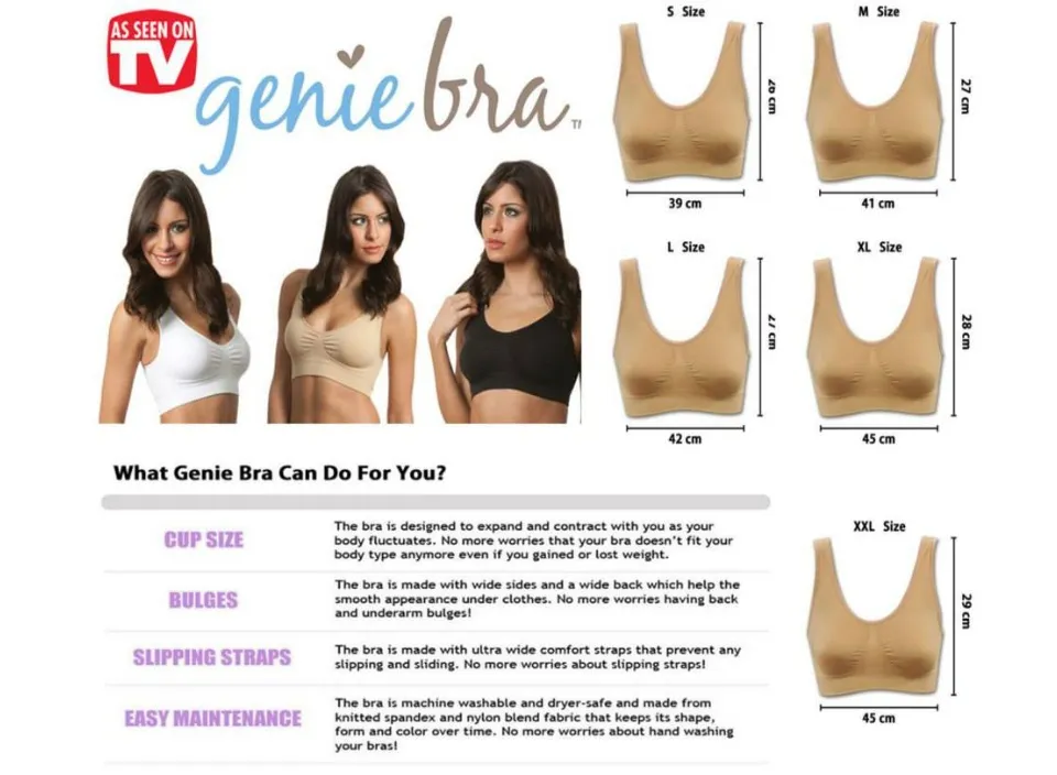 GENIE BRA CLASSIC ORIGINAL JAPAN BH TANPA KAWAT BRA WANITA TANPA KAWAT