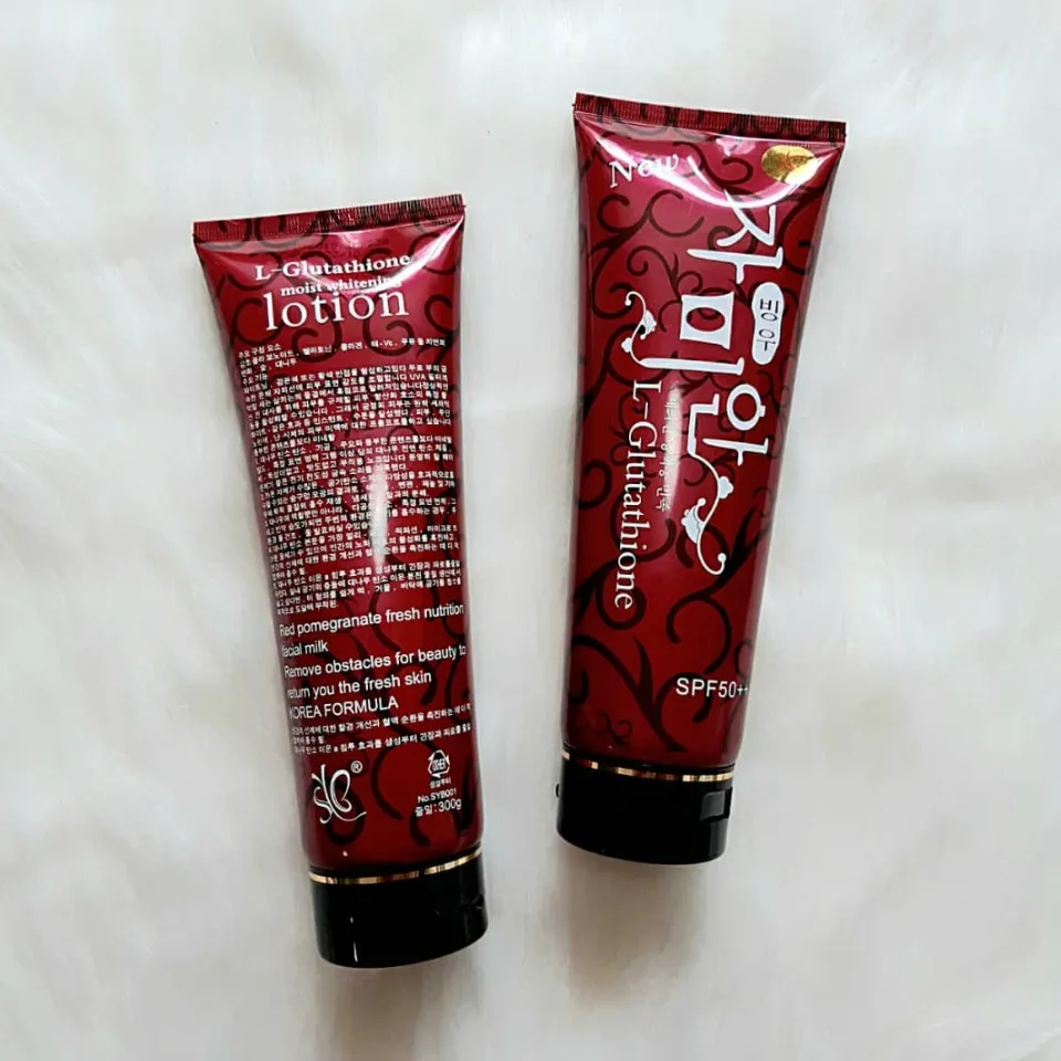 L Glutathione Pomegranate Moist Whitening Korea Body Lotion SPF 50++