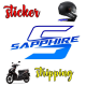 Sapphire Sticker