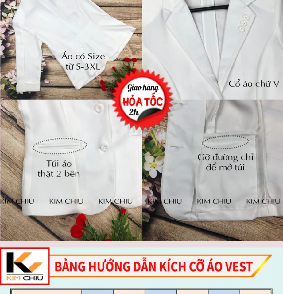 Đặt may đồng phục áo vest nữ công sở theo size chuẩn Việt Nam và Quốc tế -  12397 | Hotelmart.vn