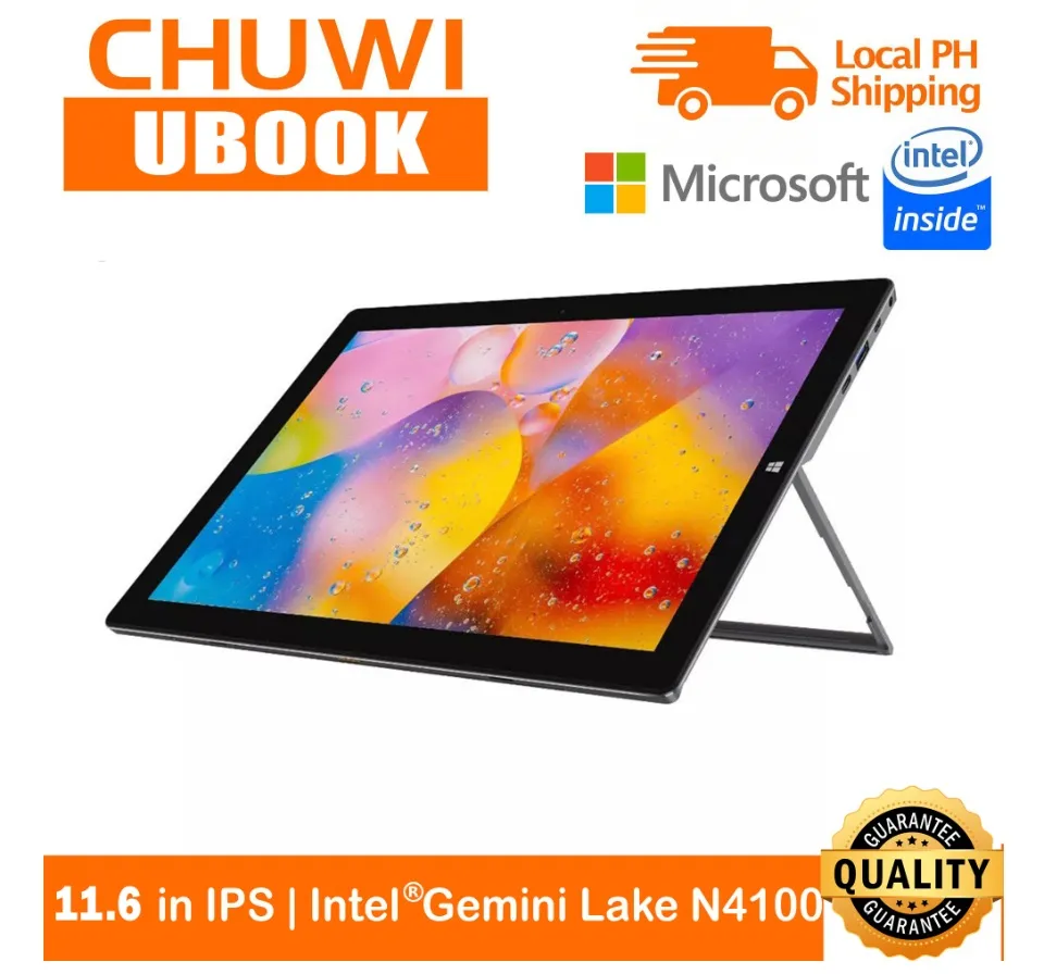 中古品CHUWI UBook 11.6インチ Windowsタブレット Celeron N4100搭載 8GB 256GB SSD Windows10  - パソコン