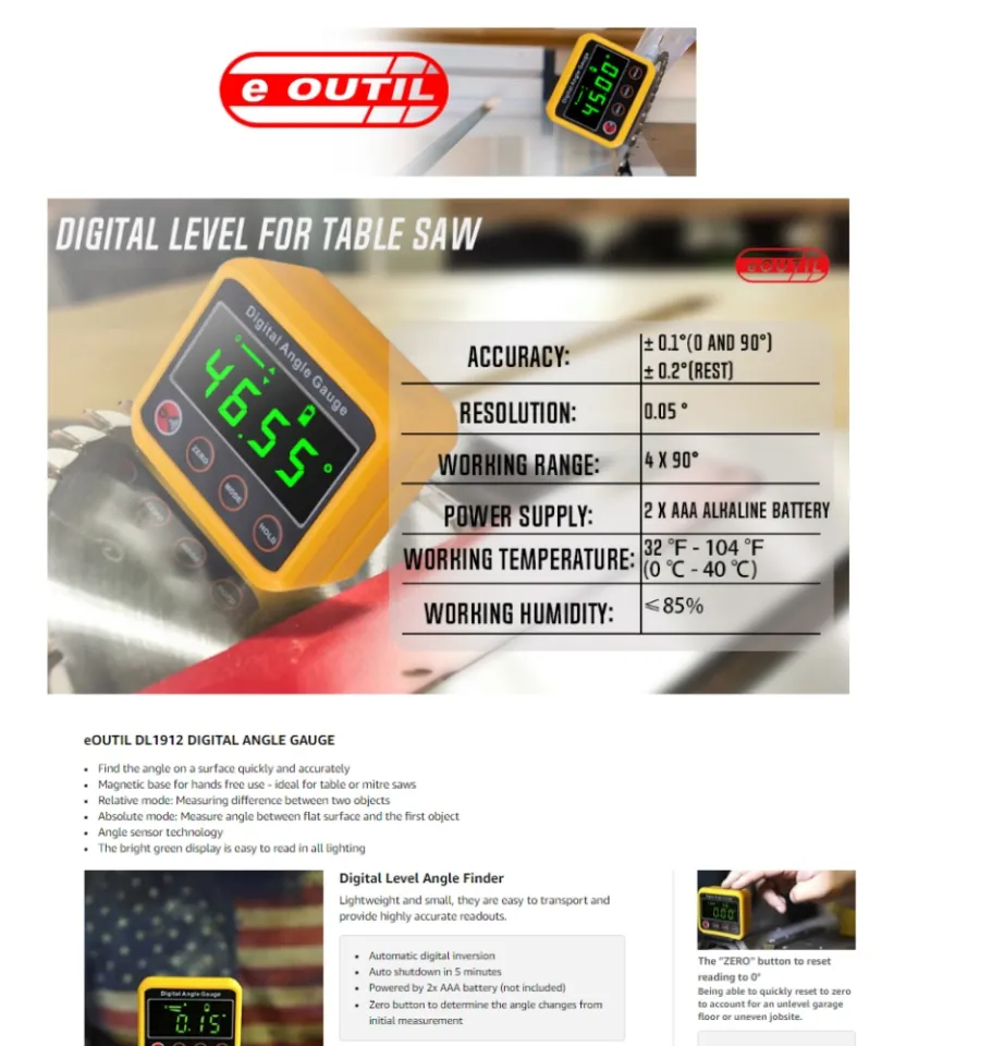 Digital Angle Gauge Eter With Agnetic Base - Nepal | Ubuy
