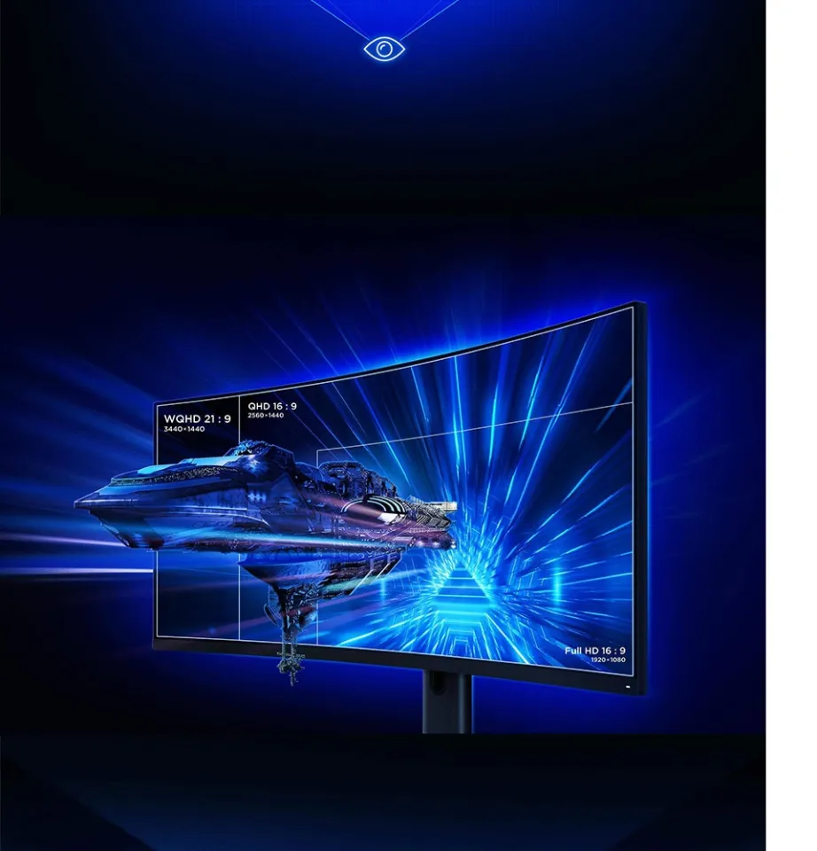 Xiaomi 34 Inch Curved Gaming Monitor 21:9 Screen 3440x1440 WQHD