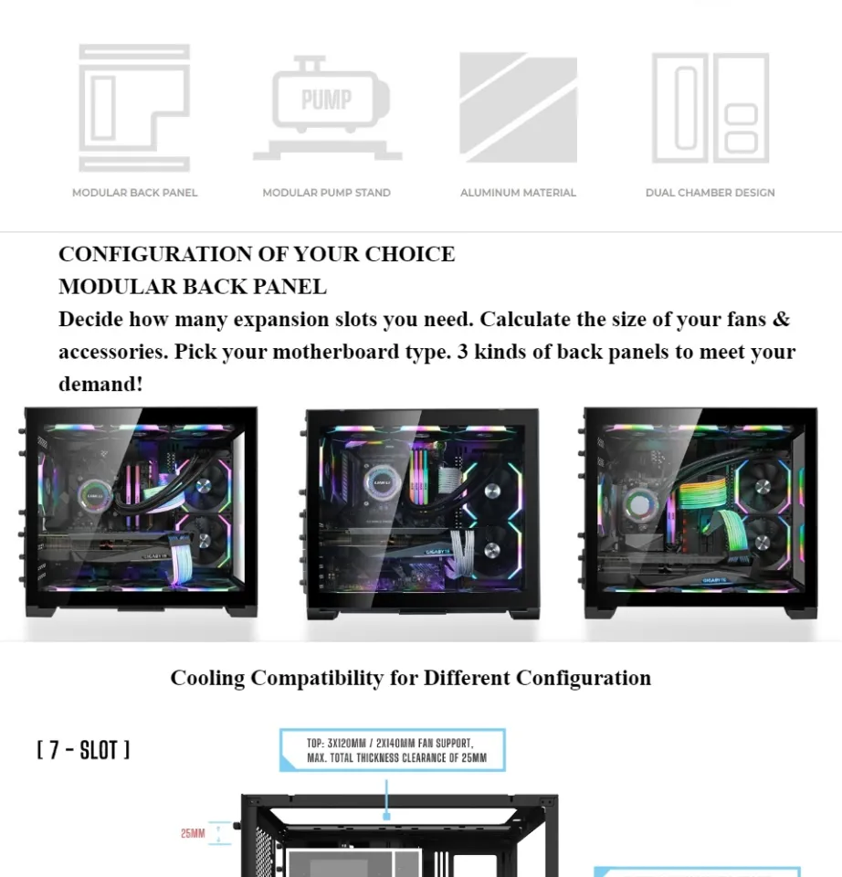 PinkleHub LIAN LI O11 Dynamic Mini Case Snow White (O11DMI-S