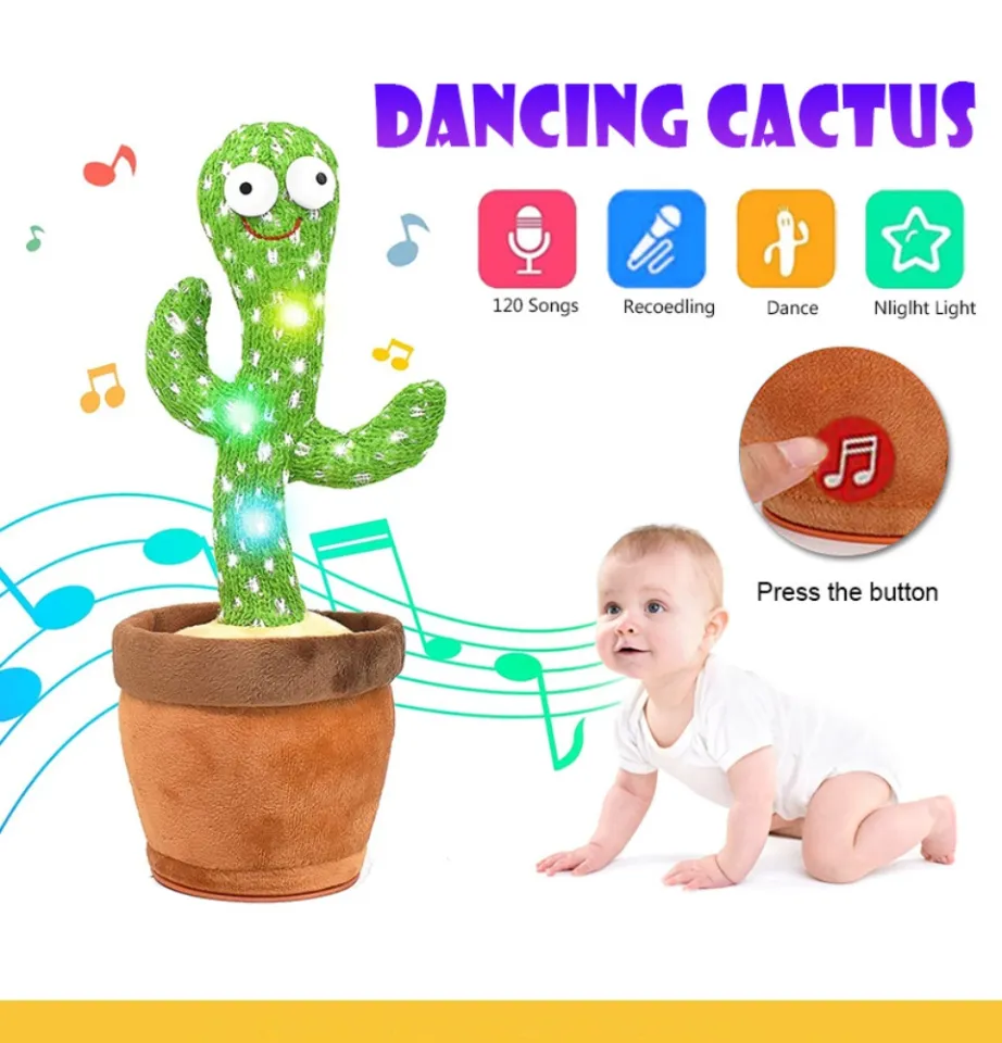 Ready StockDancing Cactus Plush Toys Talking Recording Kaktus Bercakap  Dancing Toy Song Plush Dancing Cactus Early Childhood Education Tiktok  Kaktus Menari Bercakap Murah Lampu | Lazada