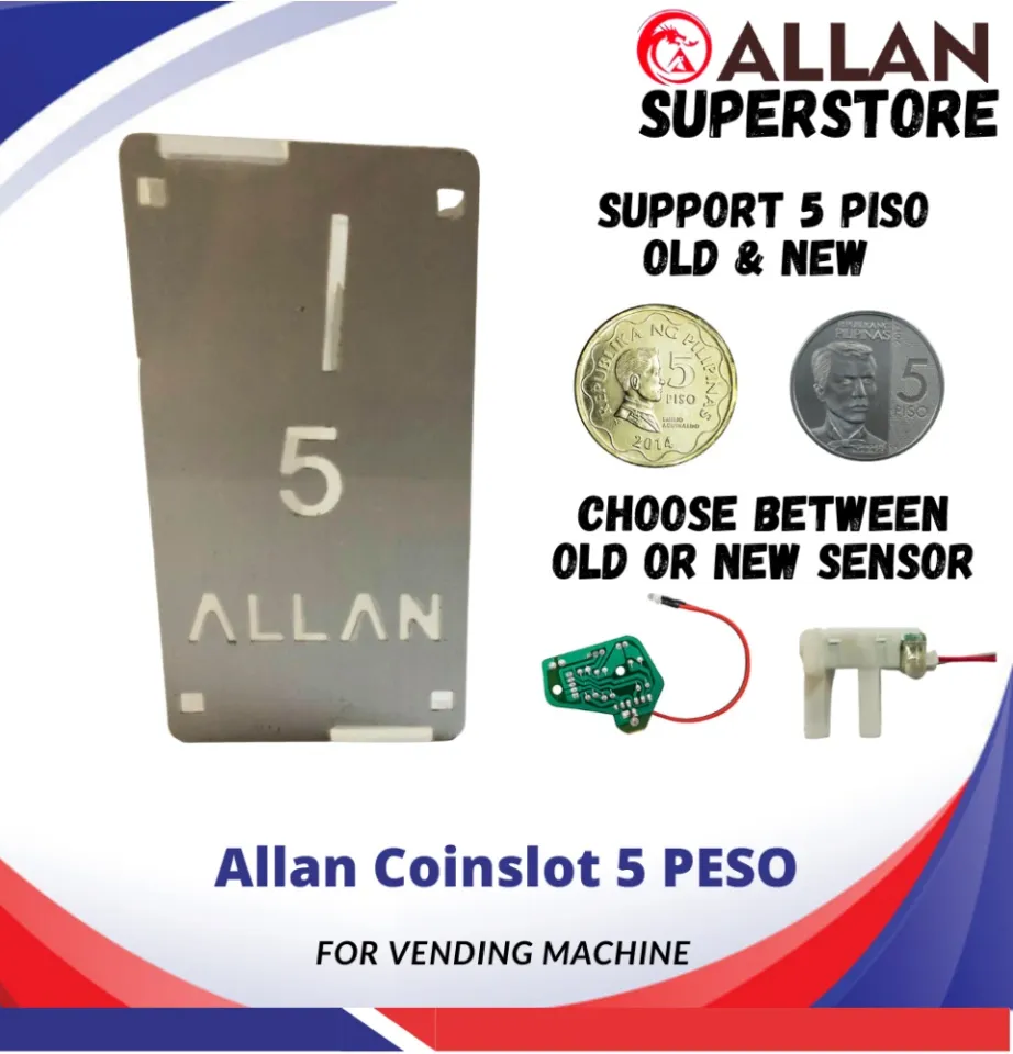 Allan Superstore Coinslot Coin slot Lima 5 Piso for new and