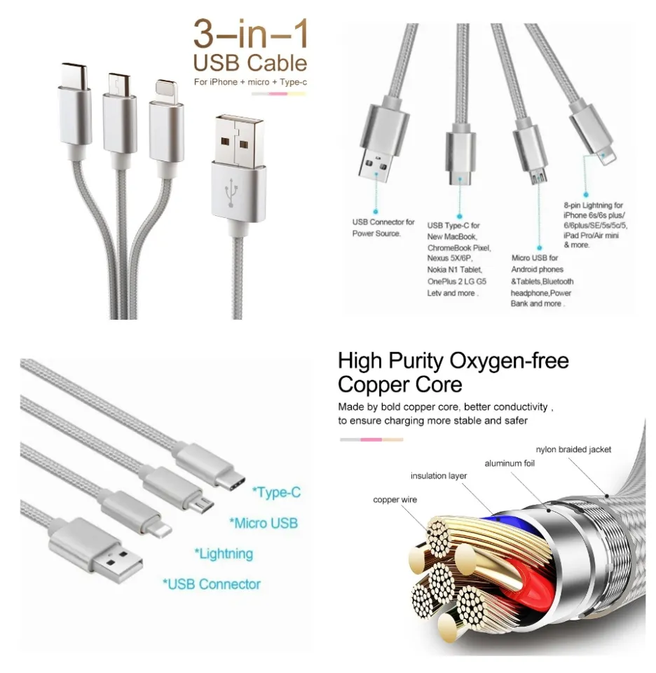 in Fast Charger Charging Cable for Android and IOS Type C
