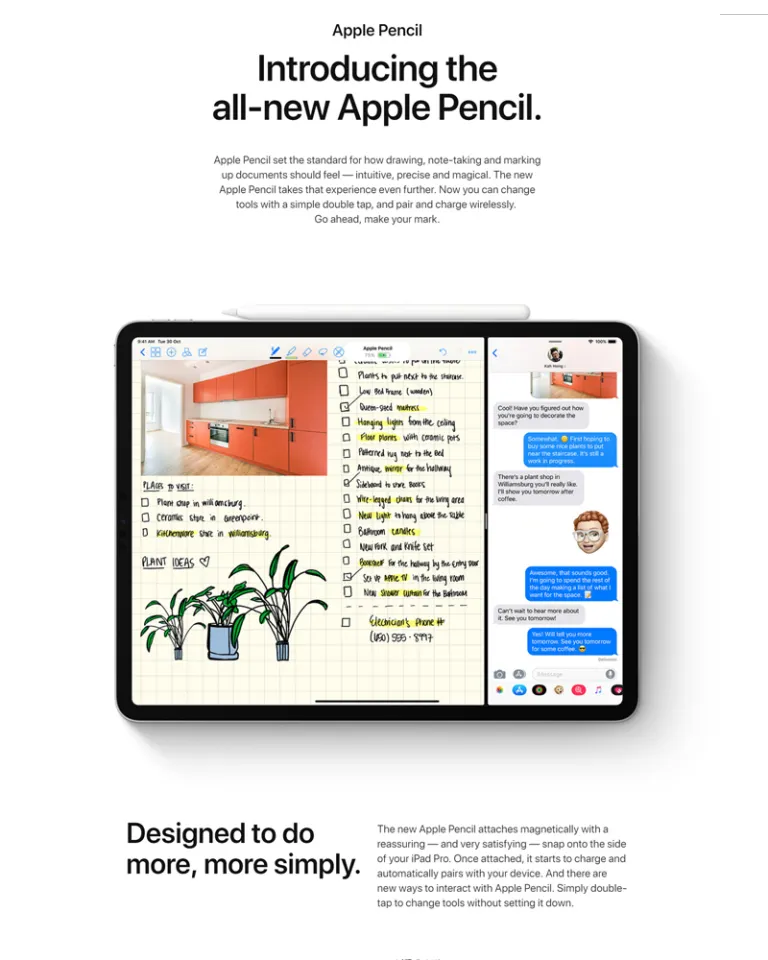 Apple Pencil (2nd Generation) Apple Pencil 2Nd Generation Ipad Pro