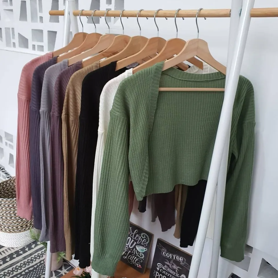 gilangstore18 BOLERO KNIT CROPE PREMIUM|CARDIGAN RAJUT CROP|OUTER