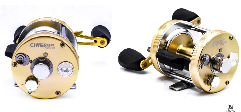 อุปกรณ์ตกปลา OMOTO REEL รอก - รุ่น CHIEFMVP 6500/6501 , (LIGHT GOLD)  รอกตกปลา รอกเบท รอกทรงกลม | Lazada.co.th