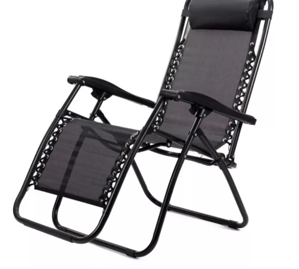 JL Folding Chair Recliner Chair Breathable Durable Mesh Outdoor
