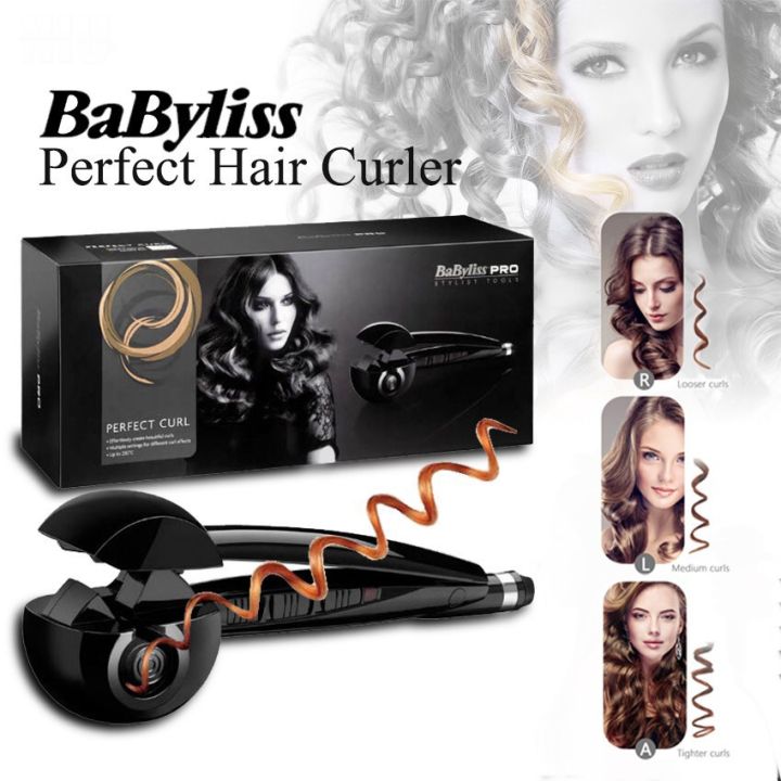 New Babybliss Pro Perfect Curl Hair Curler Professional Hair