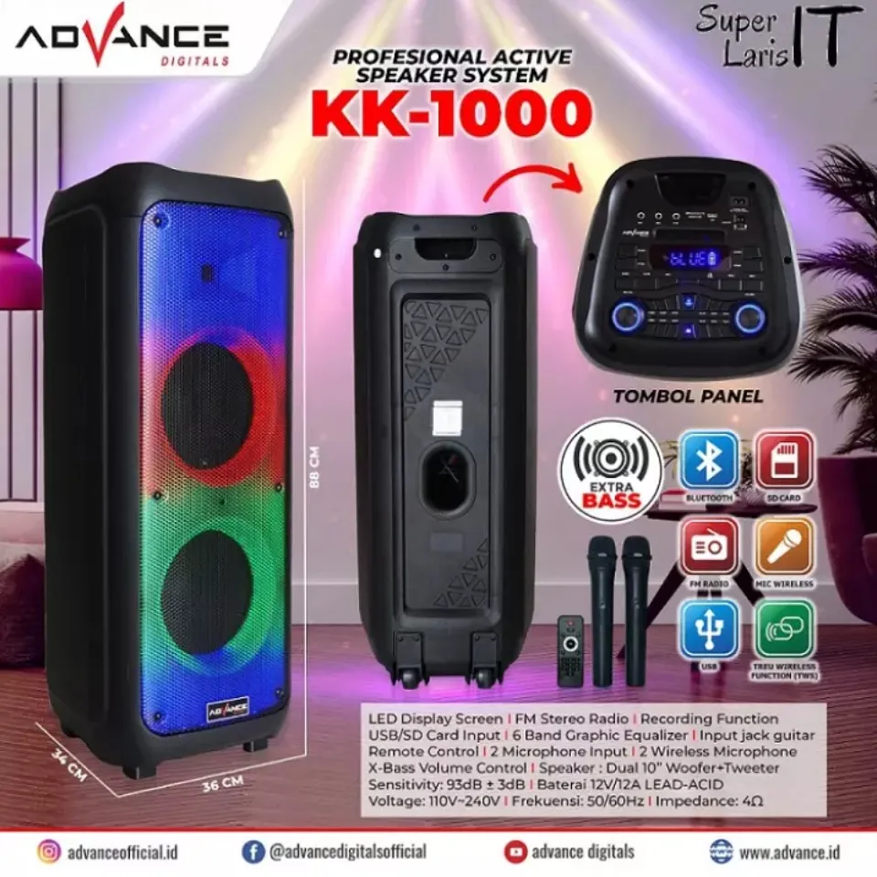 Speaker advance hot sale 10 inch