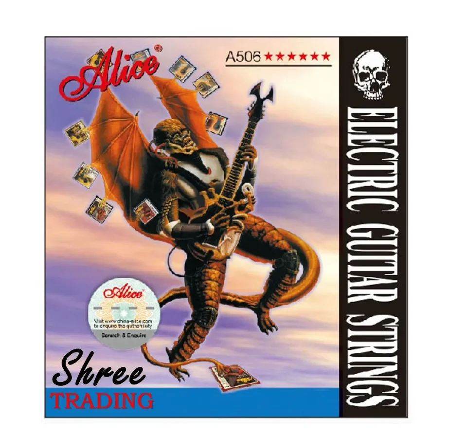 Alice A506 SL Super Light Electric Guitar Strings High Grade 6 PCS