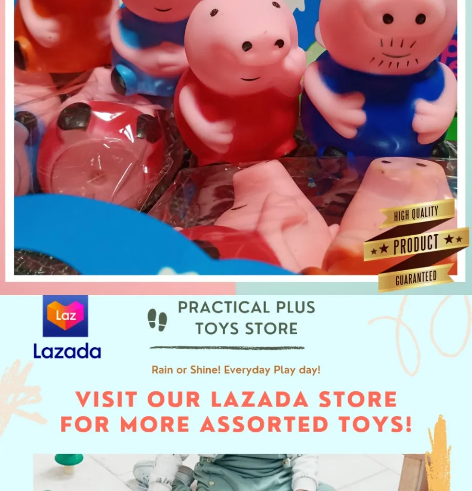 PEPPA PIG FAMILY SQUISHY TOYS MALL PULL OUT HIGH QUALITY TOYS