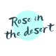 Rose in the desert