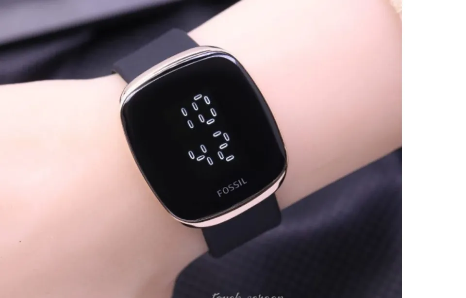 BEST SELLER!! JAM TANGAN WANITA FOSSIL LED TOUCH SCREEN F1747